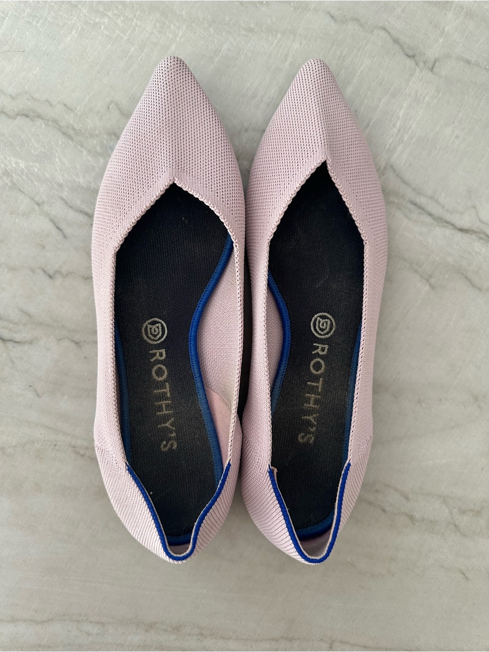 Rothy's The Point - 10.5 in Lilac Pink